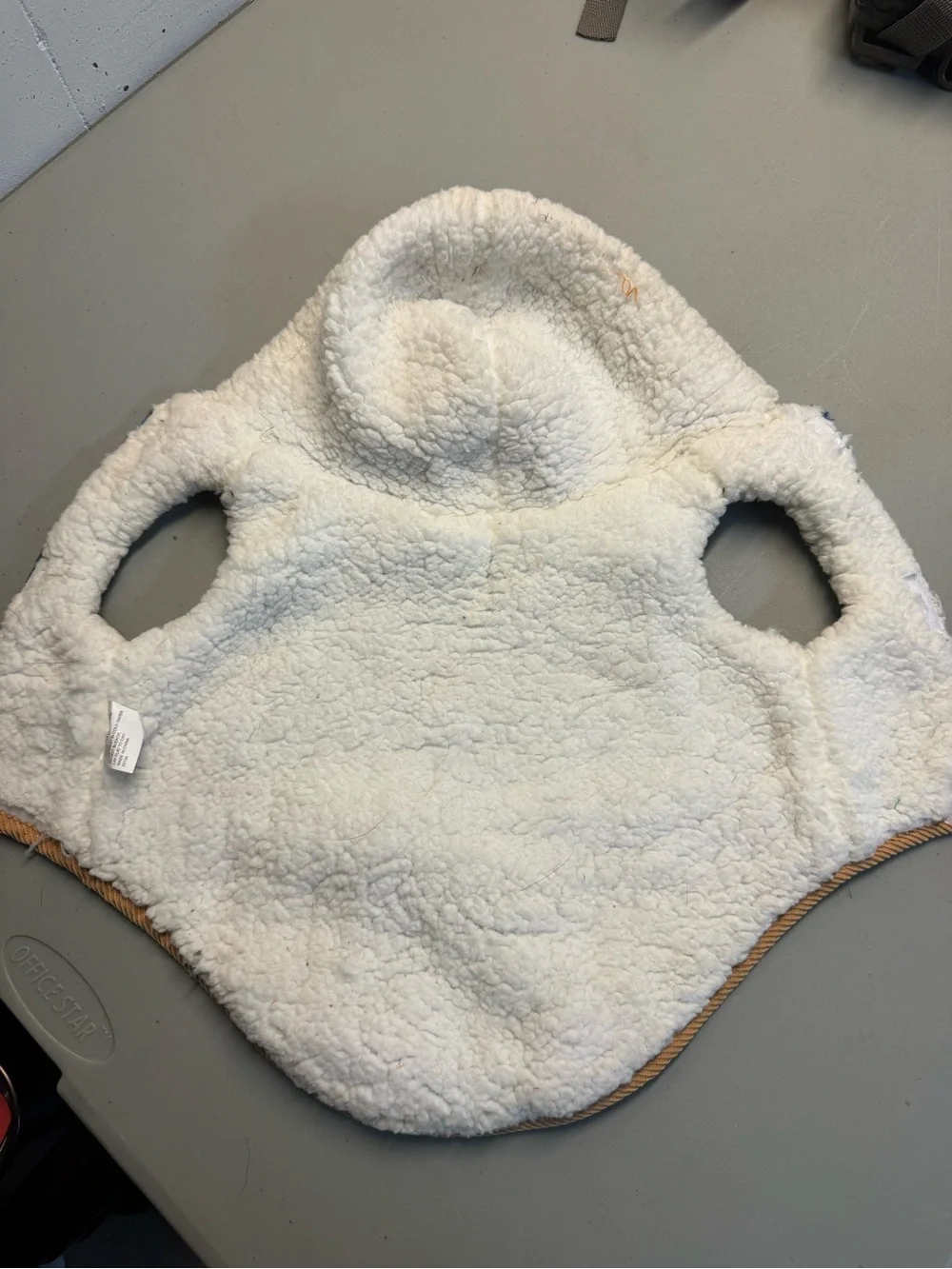 Vibrant‎ Cream Sherpa Dog Hoodie